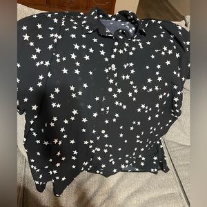 Star button down NWOT